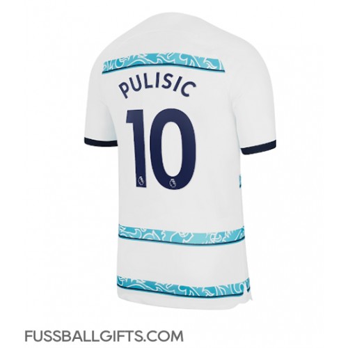 Chelsea Christian Pulisic #10 Fußballbekleidung Auswärtstrikot 2022-23 Kurzarm